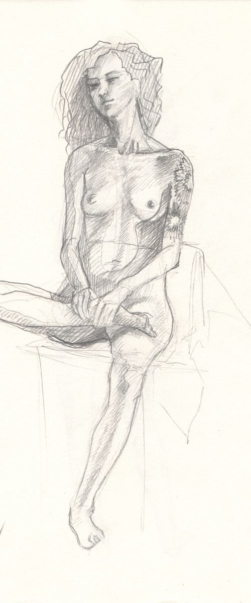 Sketch of Human body. Woman.63 by Mag Verkhovets