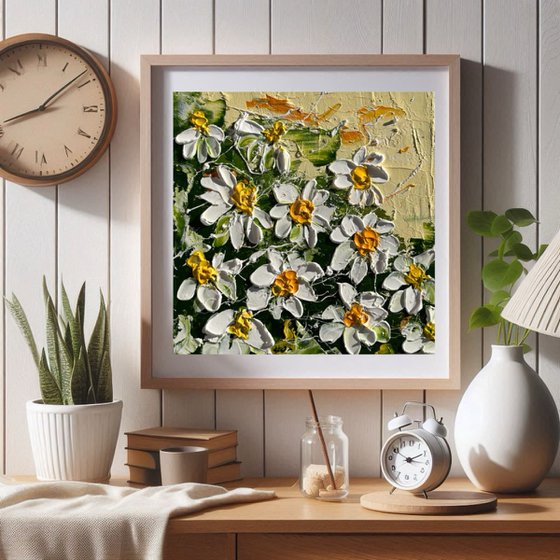 Daisy Chamomile Painting