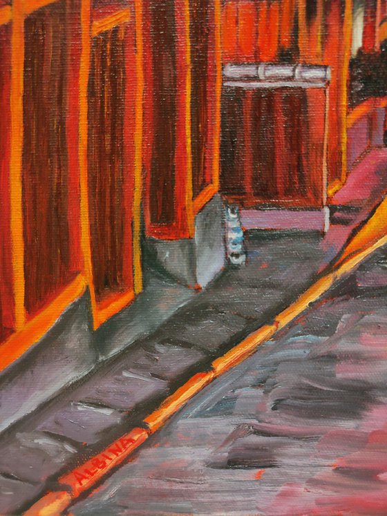 When the shadows are still warm (Kyoto)