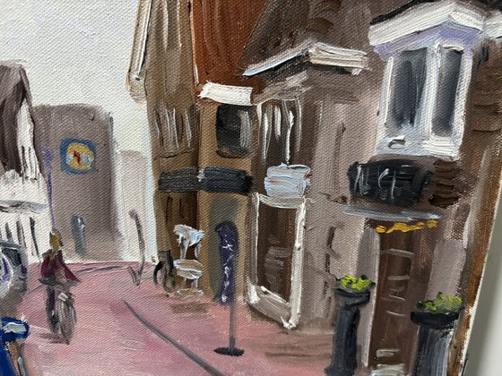 Cycling Through Beilen Center