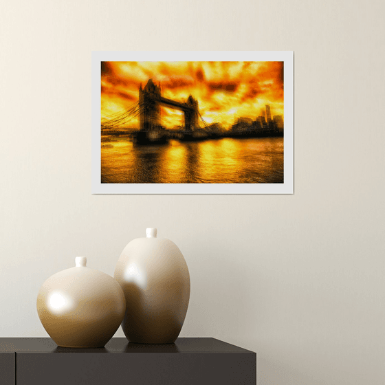 London Views 12. Abstract View of Tower Bridge Limited Edition 1/50 15x10 inch Photographic Print