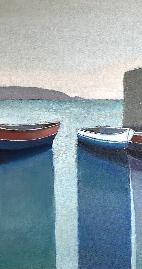 Harbour Boats by Nigel Sharman