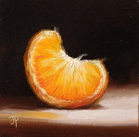 Little orange segment  still life