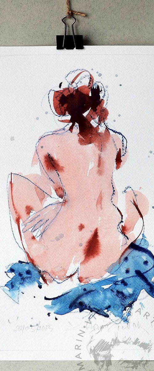 Nude Figure by Marin Victor