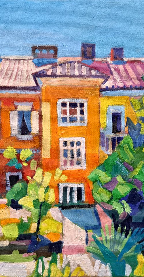 Orange house by Maja Đokić Mihajlović