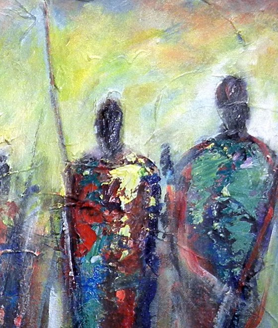 Masses - Maasai Warrior 60x48