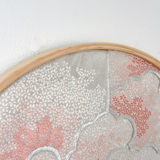 Sakura ~Ephemerality~ (Kimono Upcycled )