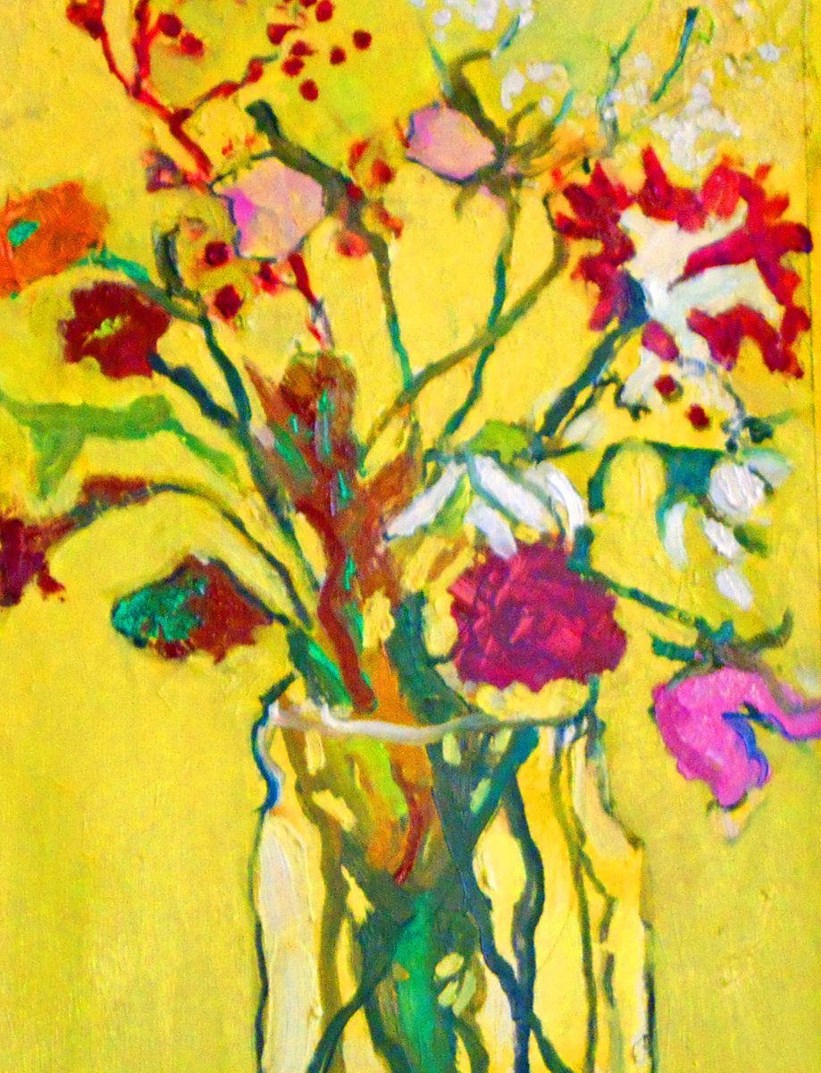 Dried Flowers in Vase No. 4 by Ann Cameron McDonald