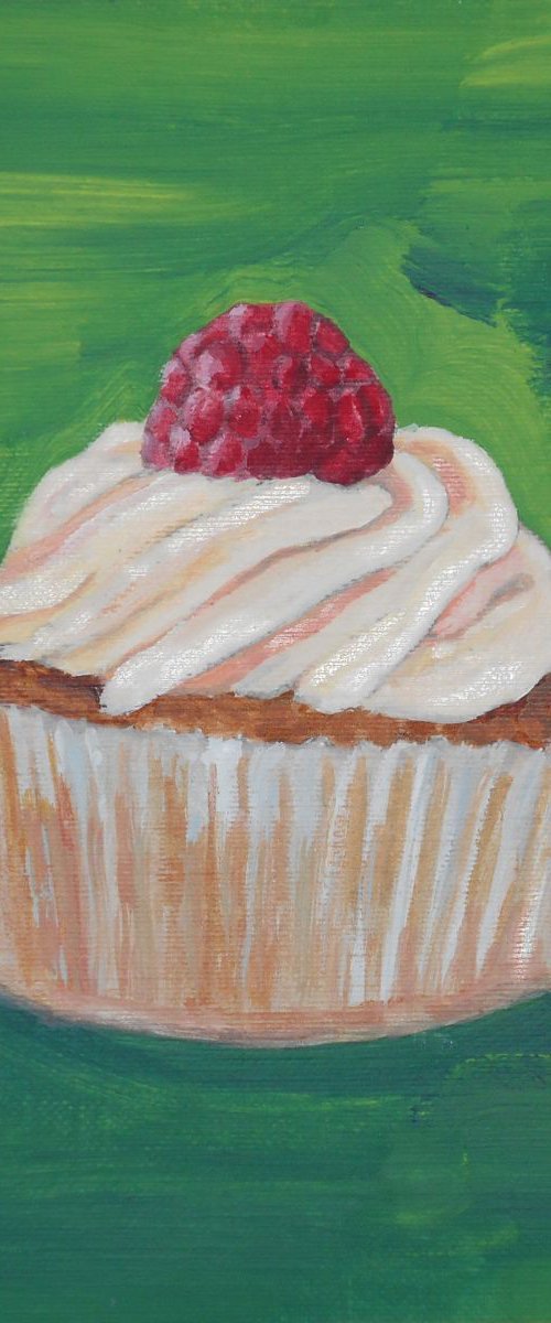 Cupcake in Oil by Eleanore Ditchburn