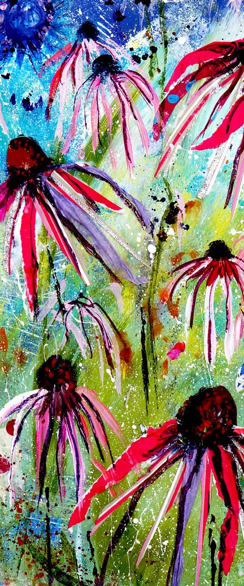 Echinaceas by Julia  Rigby