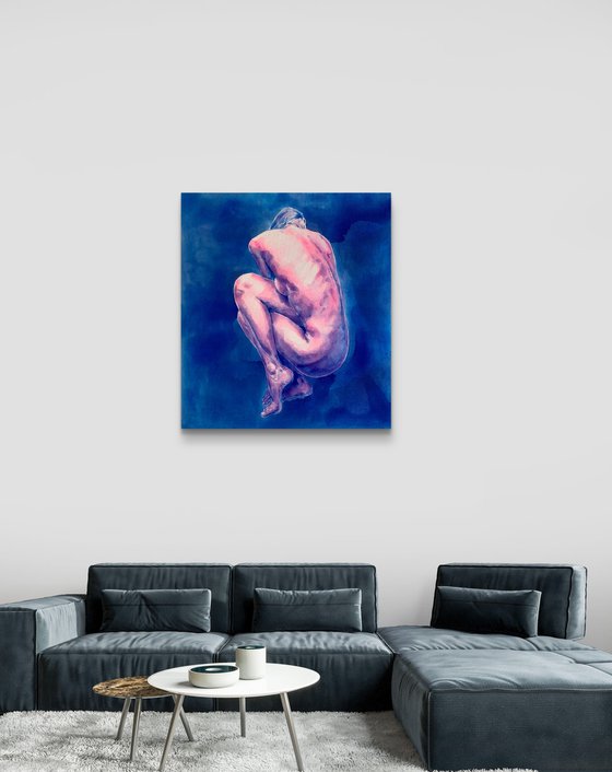 Contemporary nude woman