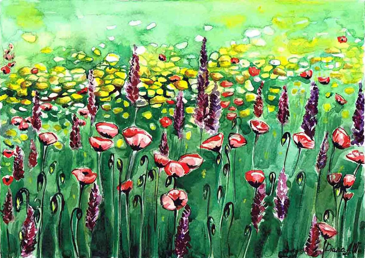 Meadow Flowers by Diana Aleksanian
