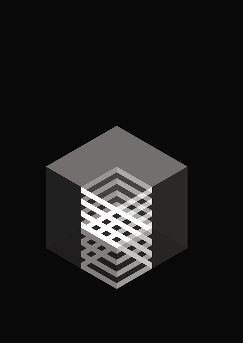 Graphic Cityscapes Giclee Print By David Gill, 12 X 17, Bexhill Mono Trap 4, Original Artwork