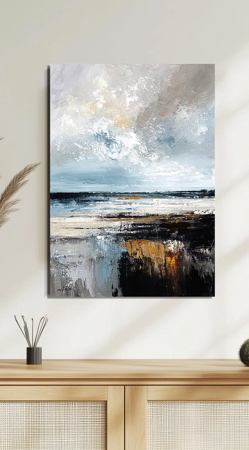 Light Breaking Over Deep Waters by Tatiana Malinovscaia