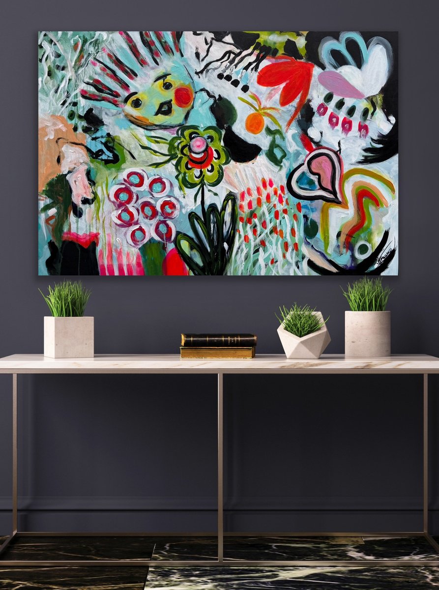 Remembering Balance 17 By Veronica Vilsan, 45 X 31, Artwork For Sale On Artfinder