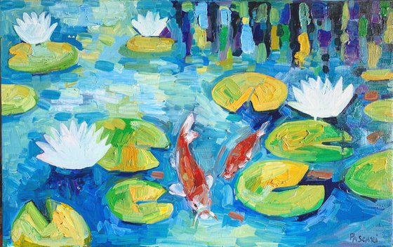 Waterlilies-70x44cm