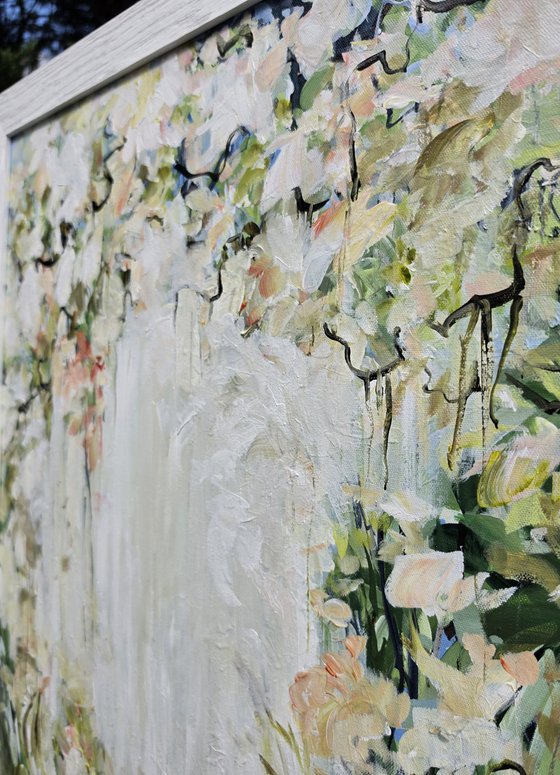 White Blossom Garden Arch