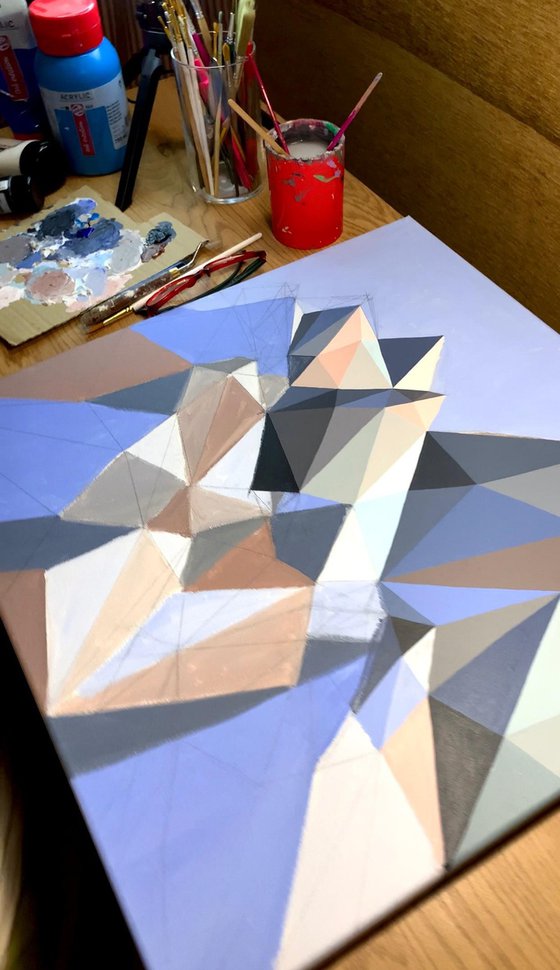 BLUE SNOWY MOUNTAINS