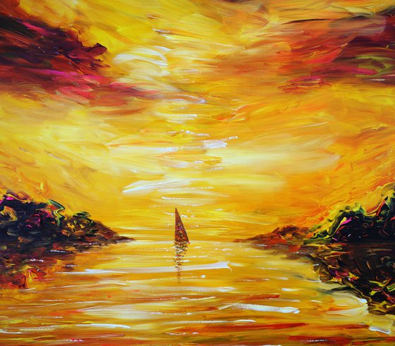 Romantic Sundown Sailing XL 2