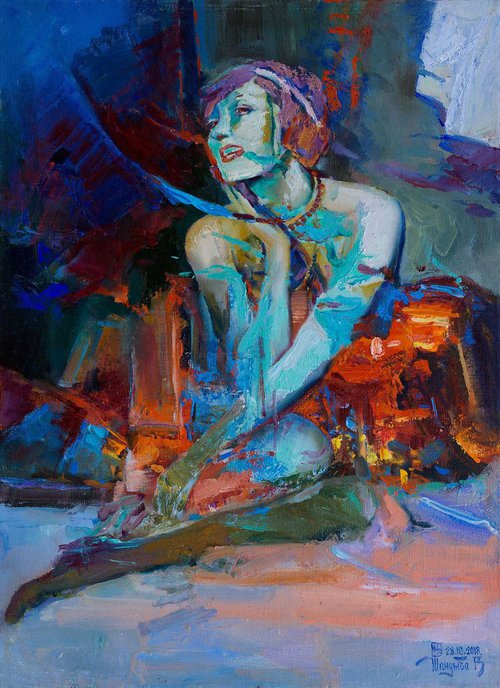 Woman in color by Vladimyr Shandyba
