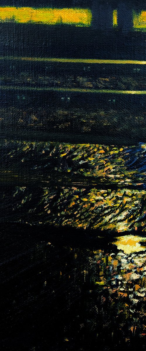 Asphalt at the Warsaw Ursus Północny Station by Eliza Kołodziej