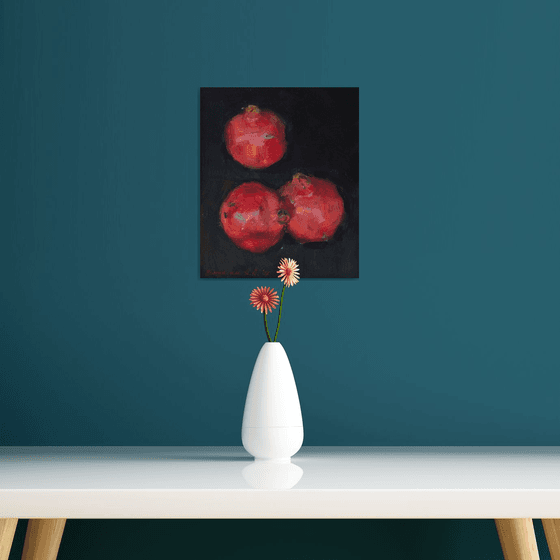 Pomegranates Armenian Still Life