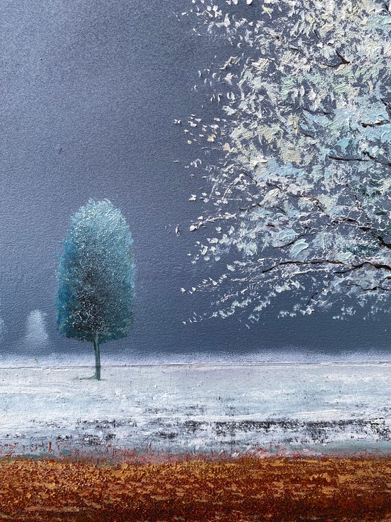 2 Trees in Quiet Stillness