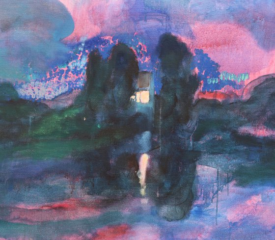 Landscape. Twilight Time.