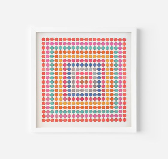 Concentric Squares Red