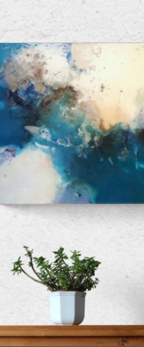 THE FLOW OF THE SKY 1 by Christa Haack