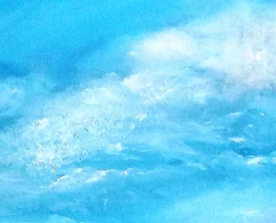 'Head In The Clouds' - Cloudscape, sky painting, modern art, impressionist painting