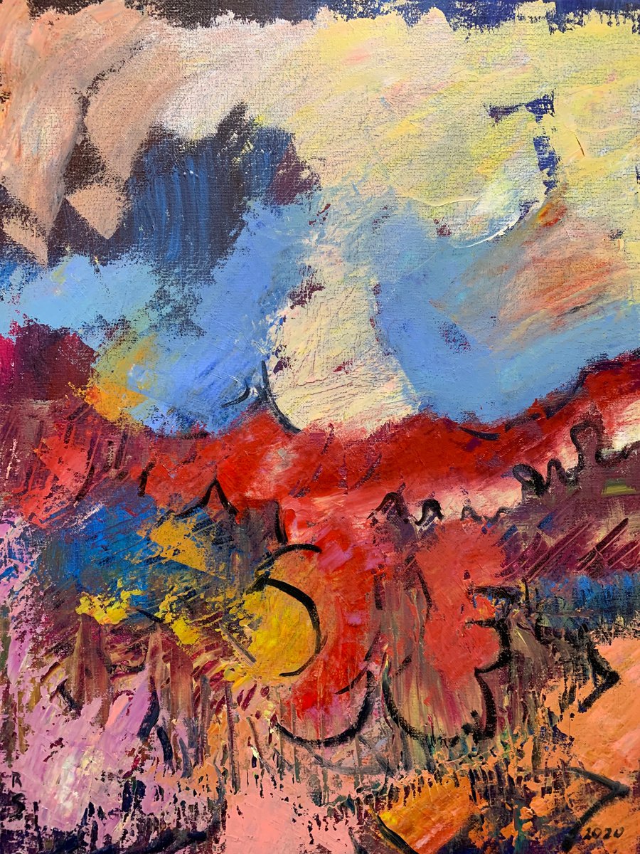 Sunny Clouds By Roman Sleptsuk, 16 X 20, Artwork For Sale On Artfinder