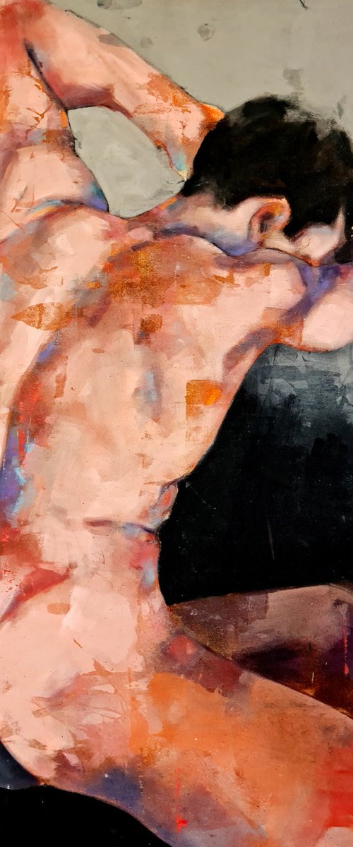 male back study 12-6-20 by Thomas Donaldson