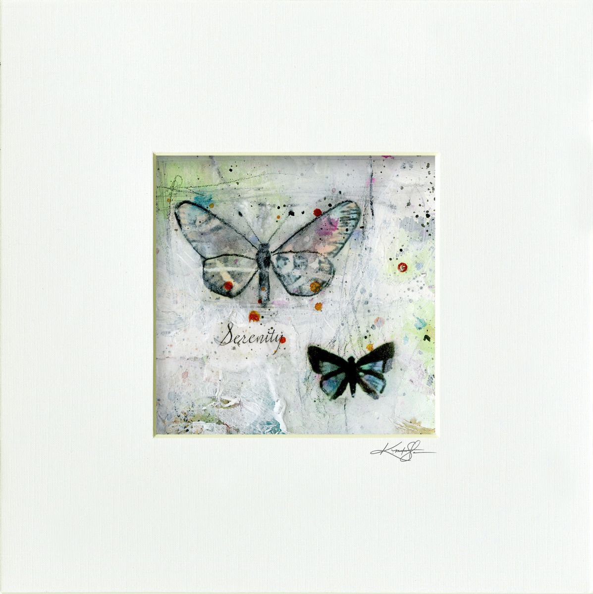 The Melody of Reflection 14  - Butterfly art  by Kathy Morton Stanion by Kathy Morton Stanion