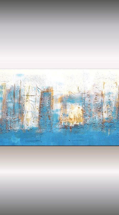 Hidden Windows  - Abstract Art - Acrylic Painting - Canvas Art -  Abstract Painting - Industrial Art by Edelgard Schroer