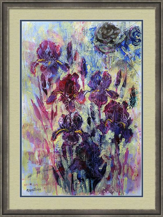 Fantasy with Flowers 339: paper 59x42cm