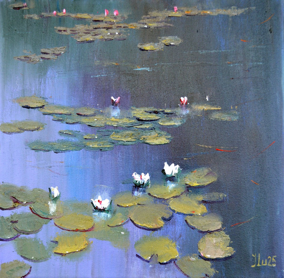 Blue Pond by Elena Lukina