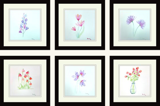 Set of 6 flowers 5