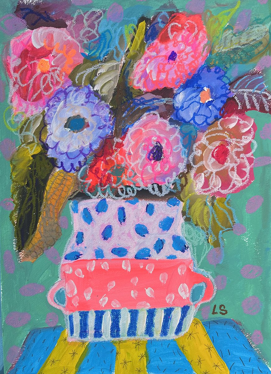 Vase of Flowers 2 by LENKA STASTNA