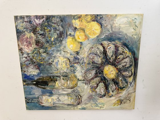 Still life with oysters