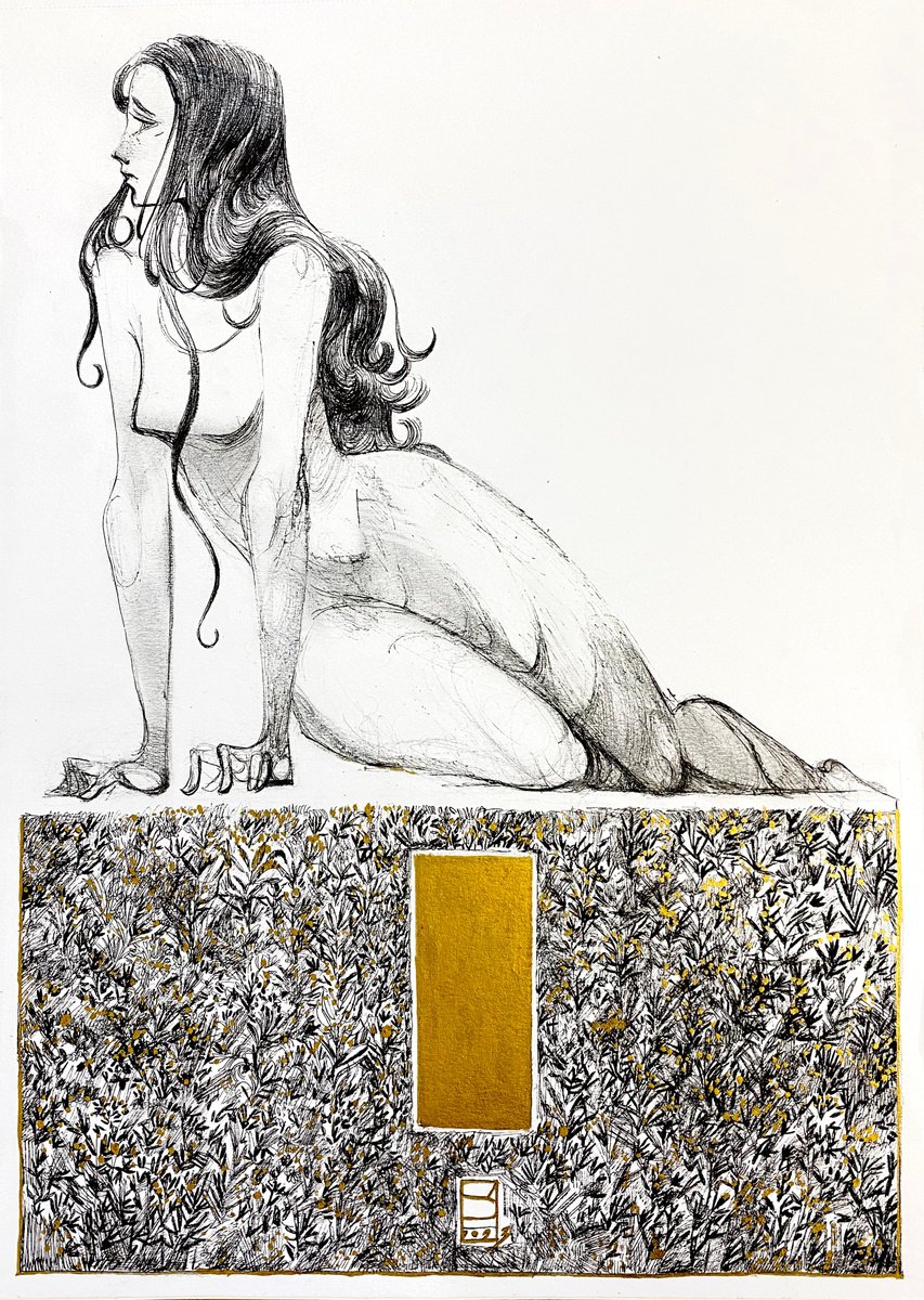 Female figure sketch #8 by Sofia Moklyak