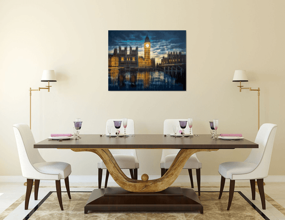 Big Ben As Night Falls