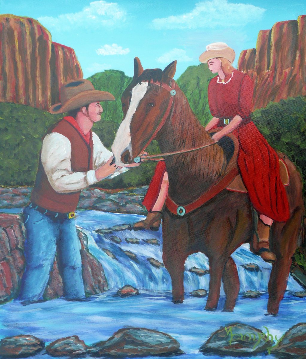 Ranch Chivalry by Dunphy Fine Art