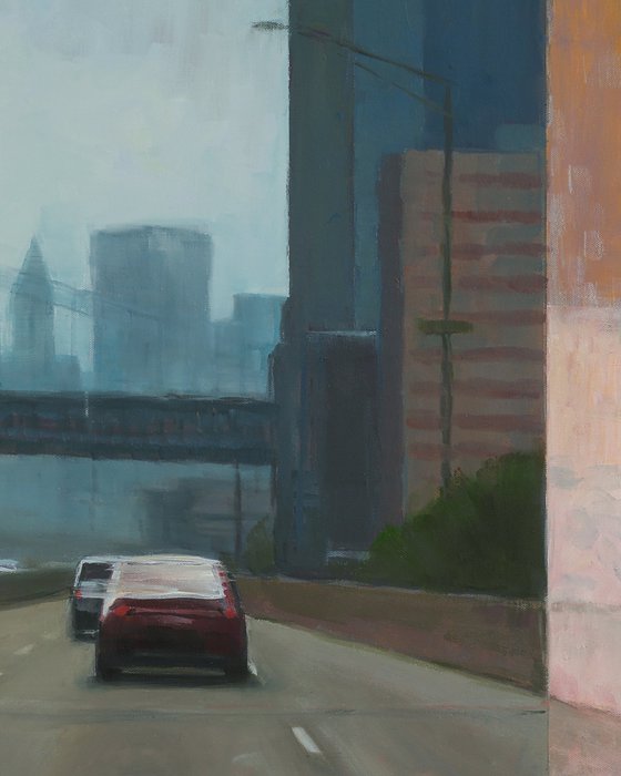 Manhattan Study in Blue and Grey
