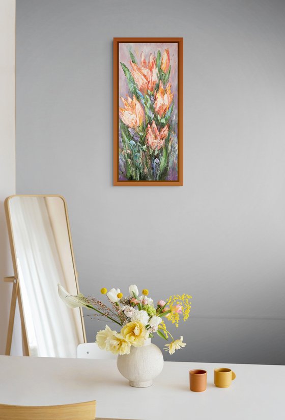 Coral Tulips