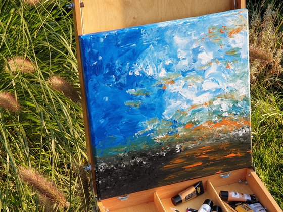 Landscape with a lake 1