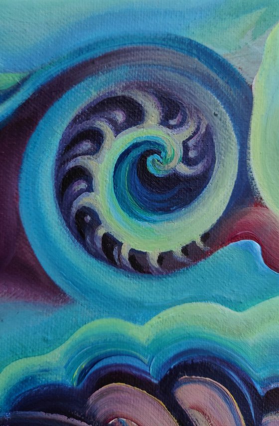 Diamond Waves. Triptych