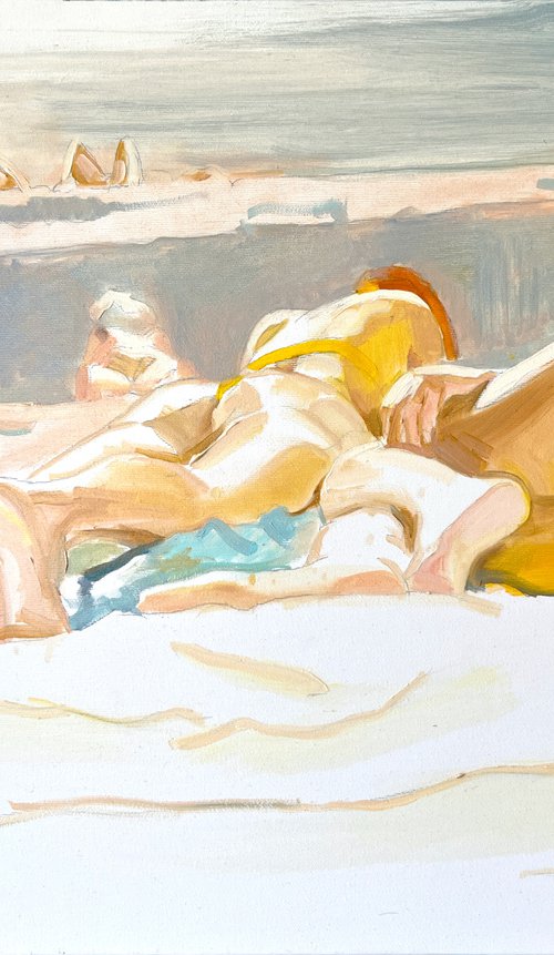 Sunbathing by Alexander Levich
