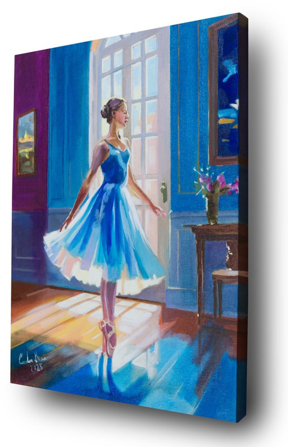 Ballerina in Blue