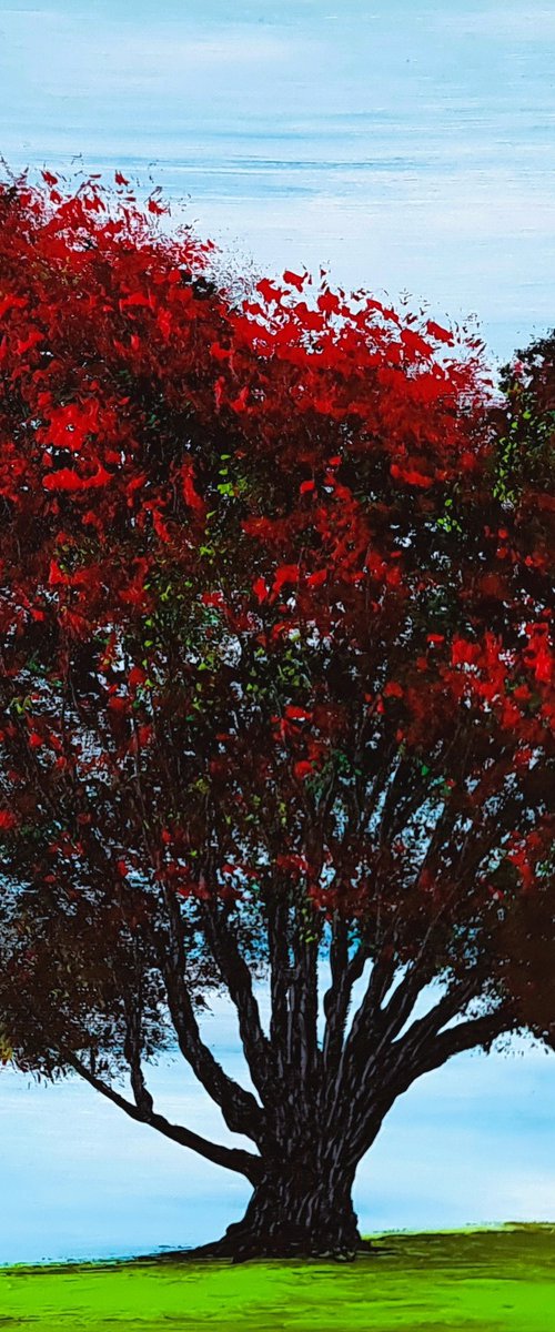 Red Tree by Daniel Urbaník